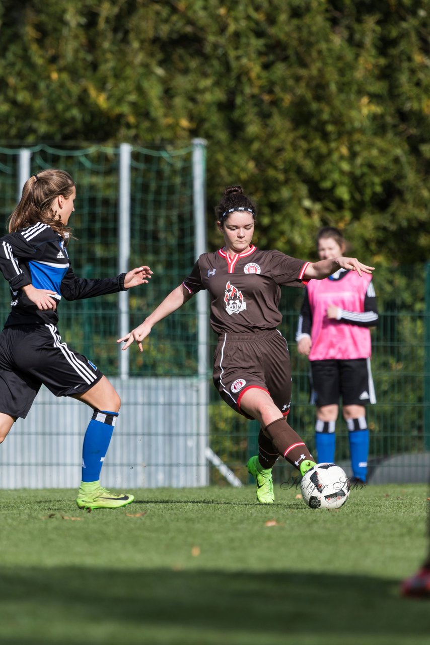 Bild 311 - B-Juniorinnen Hamburger SV - FC St.Pauli : Ergebnis: 1:2